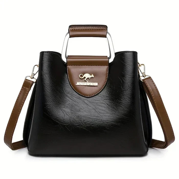 Isabella - Chic Vegan Leather Bucket Bag