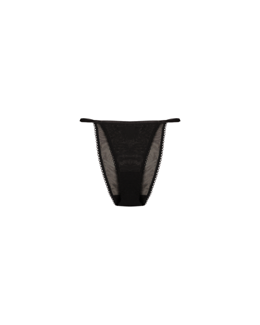 ISABELLA MESH KNICKER BLACK