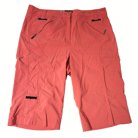 Jamie Sadock Coral Golf Knee Capri Size 12