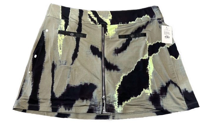 Jamie Sadock Olive Green & Black Golf Skort Size XL MSP$98