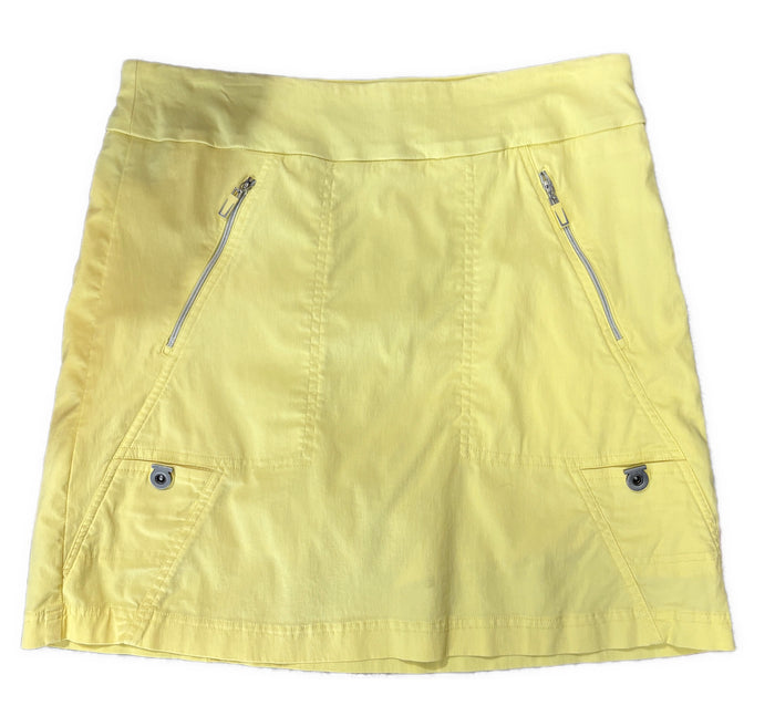 Jamie Sadock Yellow Pull-On Skort Size 10