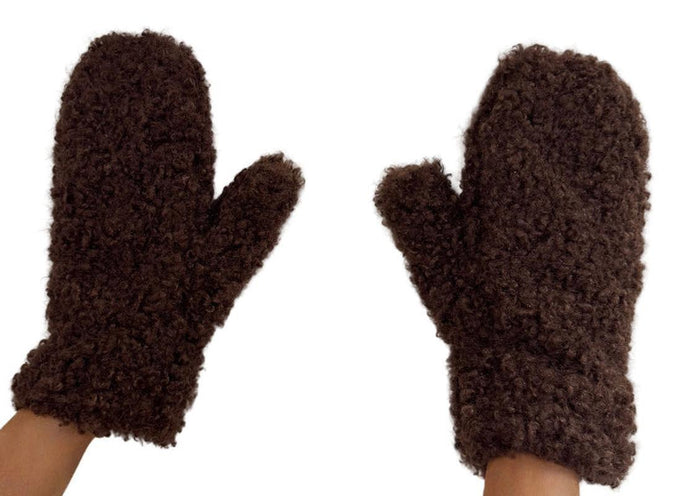 JC Sophie Jessica Mittens - Brown