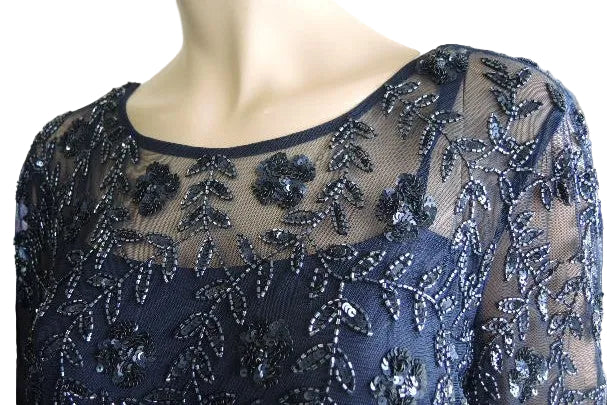 Jesse Harper Long Beaded Dress