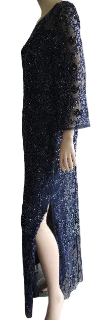 Jesse Harper Long Beaded Dress
