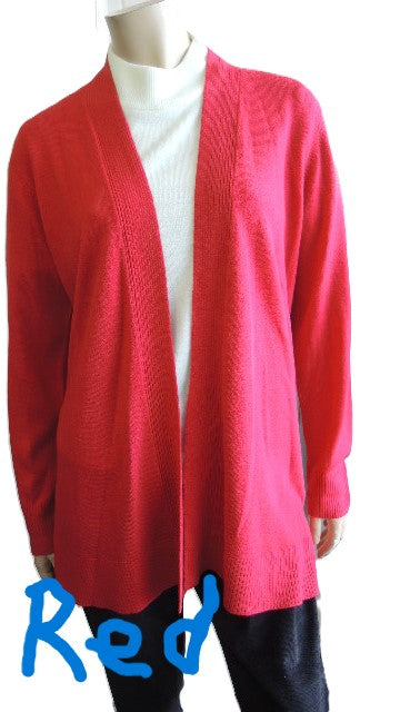 Jillian Soft Knit Edge to Edge Jacket (many colours)