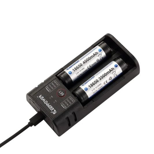 Keeppower K2 USB 2-Bay Battery Charger