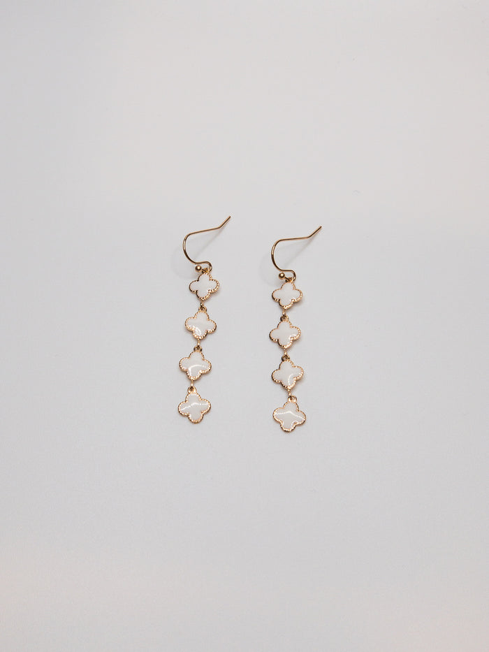 Kendall Clover Gold Earrings