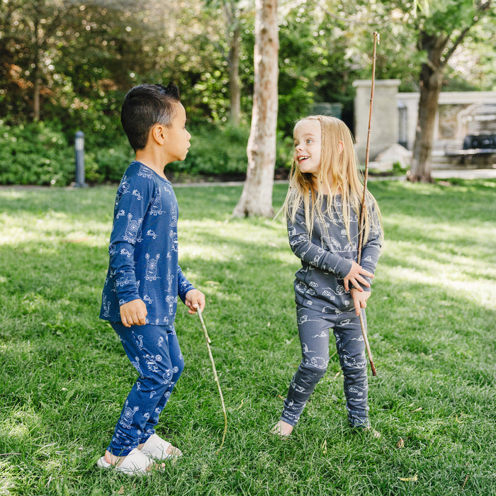 Kids Merino Wool Base Layer, Leggings, Farm