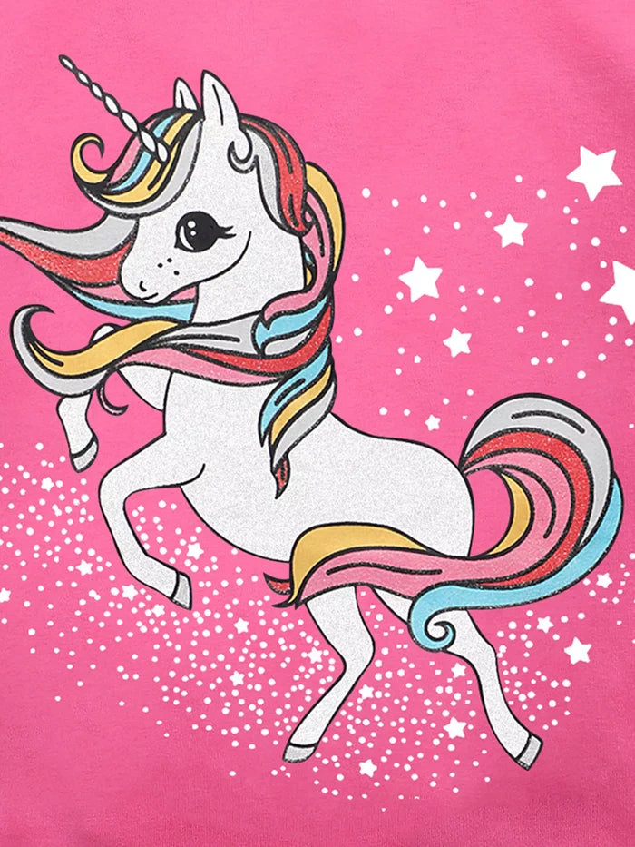 cotton unicorn kids tee product view 7, showing the visible design and option details for clear product comparison in detail.