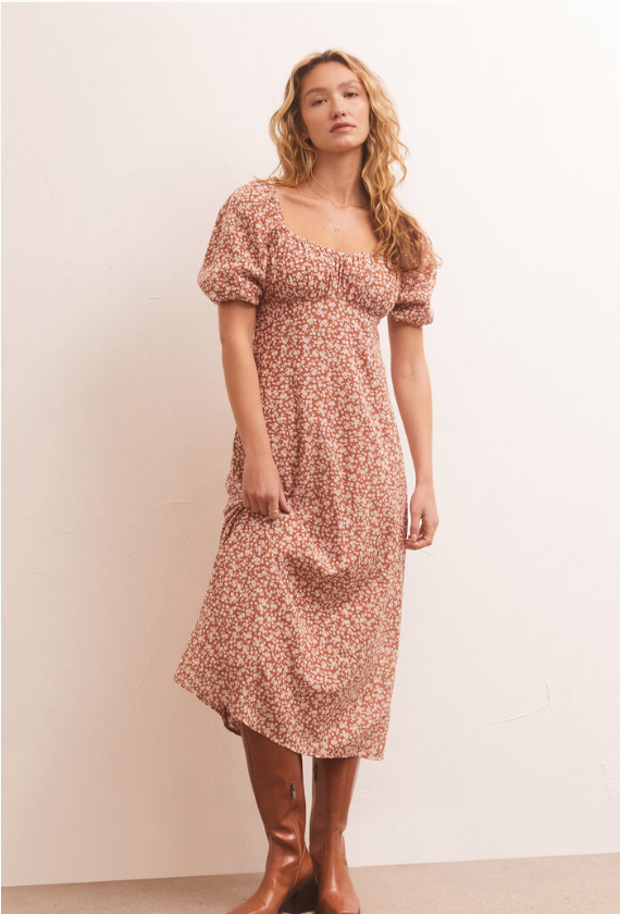 Kiera Floral Midi Dress
