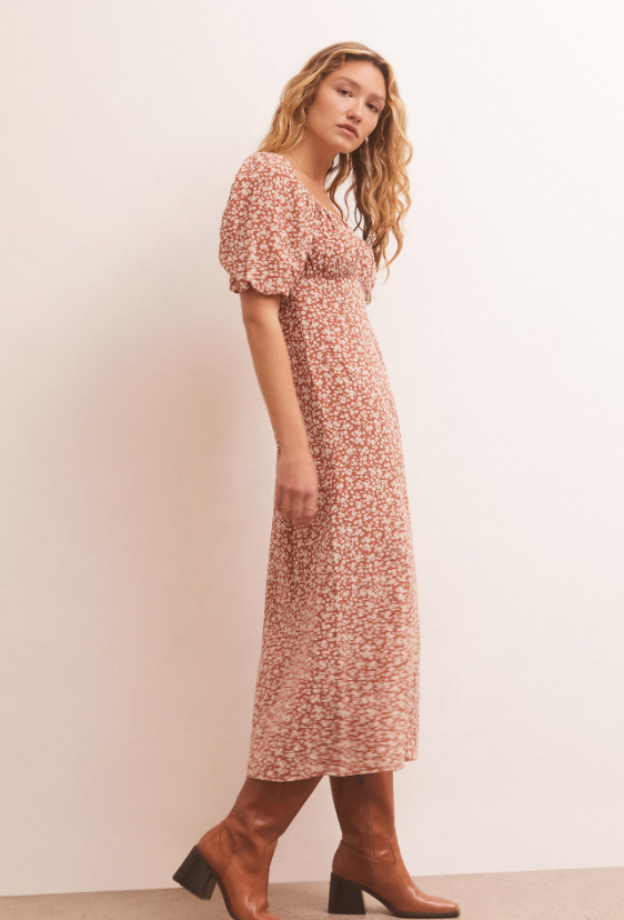 Kiera Floral Midi Dress