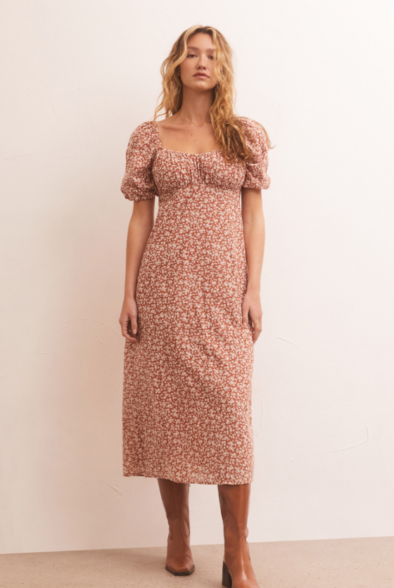 Kiera Floral Midi Dress