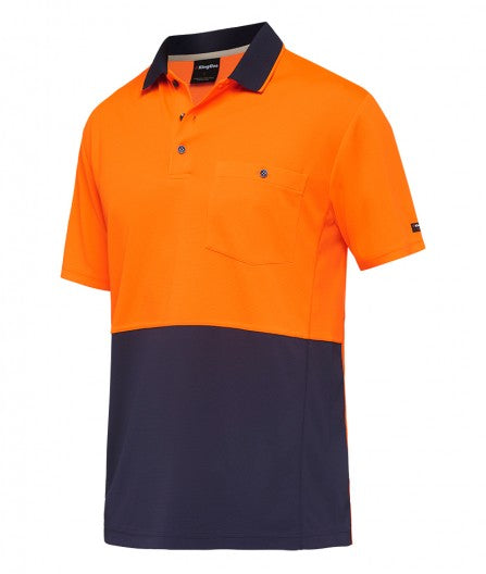 King Gee Workcool Hyperfreeze Spliced Polo Short Sleeve K54205