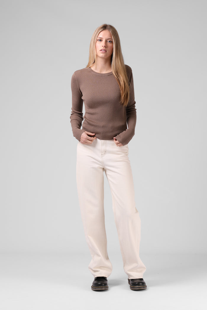 Knitted LS - Taupe