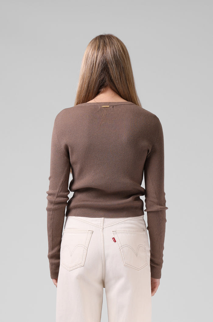 Knitted LS - Taupe
