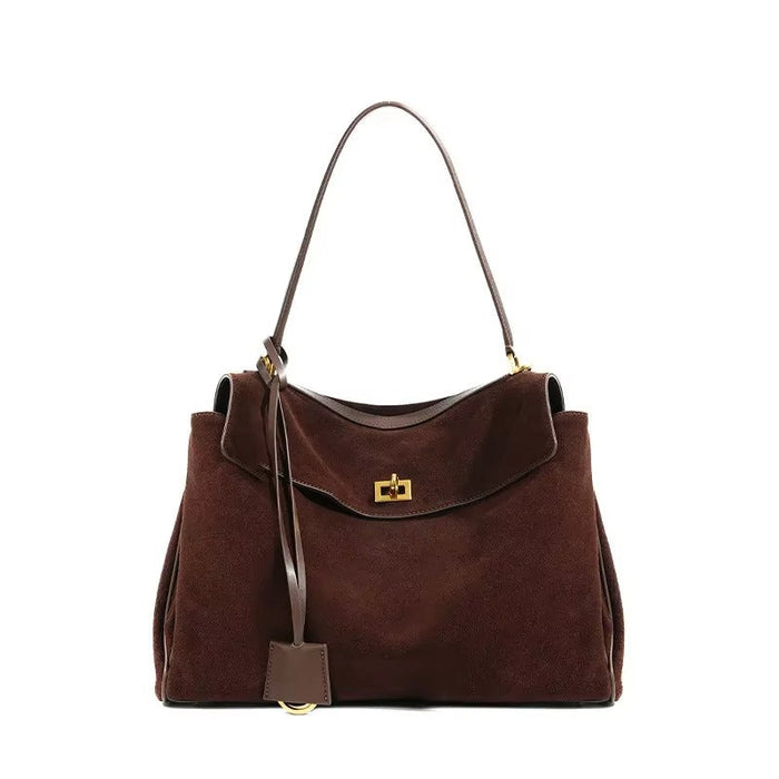 La Dame Sac - Suede Flap Bag