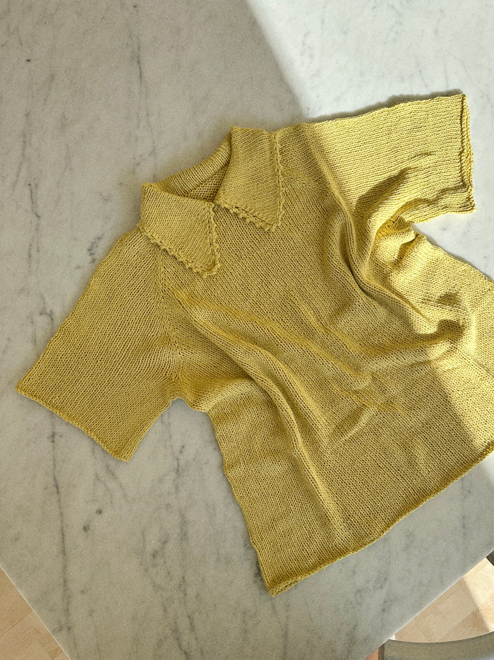 Lace Polo Tee