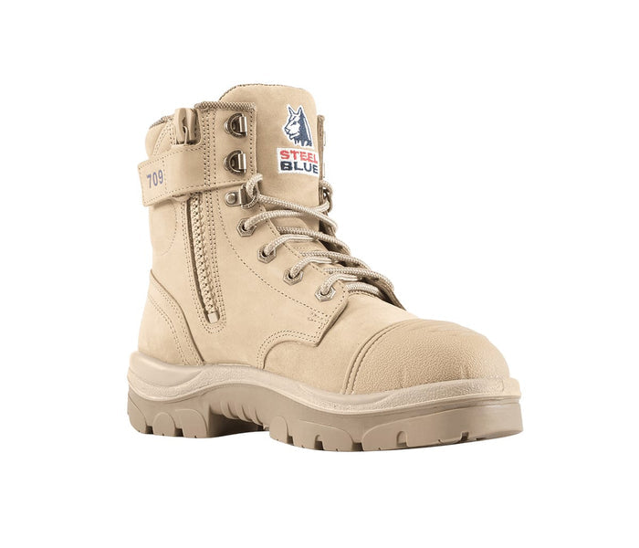 Ladies Argyle TPU Zip Scuff Boot