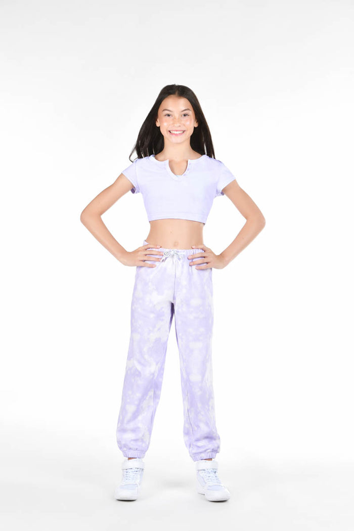 Lavender Breeze Cropped Tee