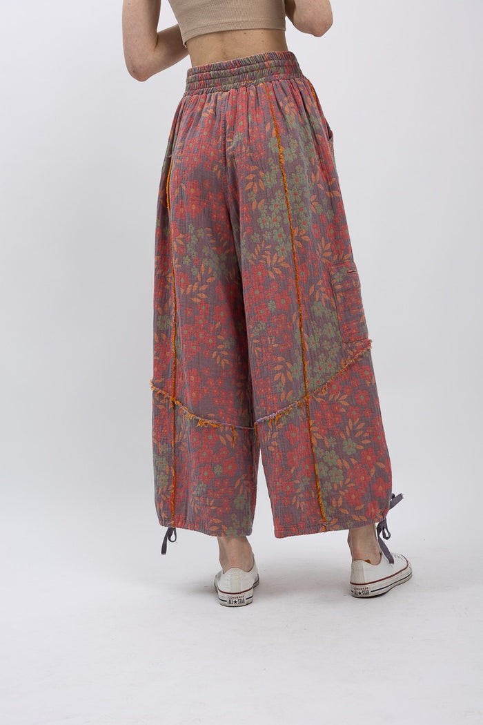 LAVENDER FLORAL PANTS