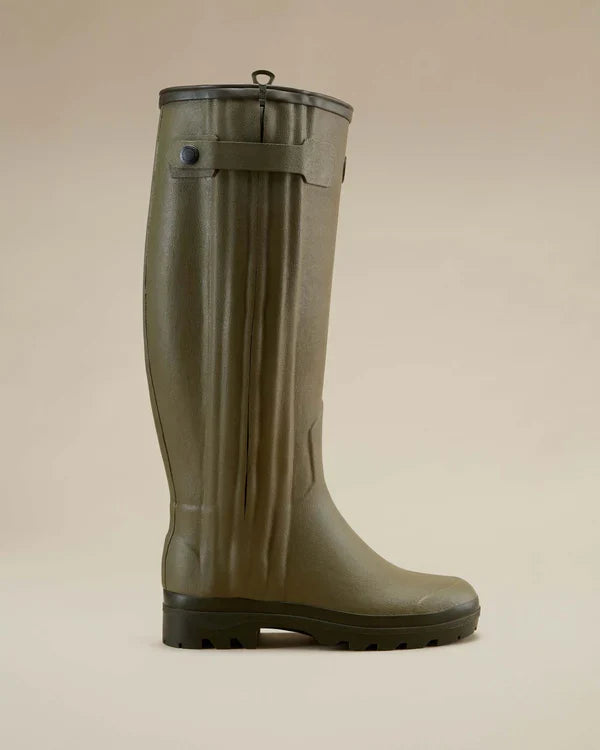 Le Chameau Women's Chasseur Leather Lined Wellington Boot