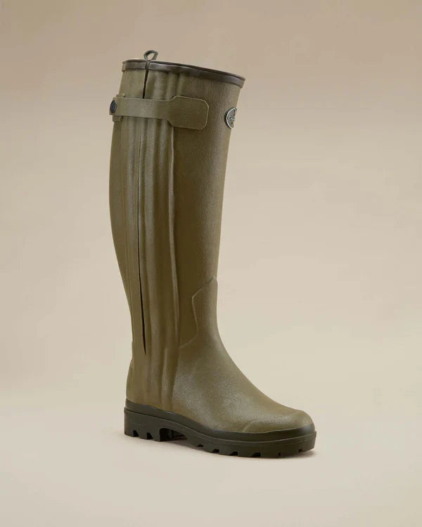 Le Chameau Women's Chasseur Leather Lined Wellington Boot