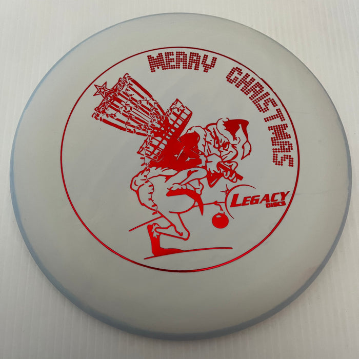 White with Light Blue Halo/Red Stamp 29 / 175 grams