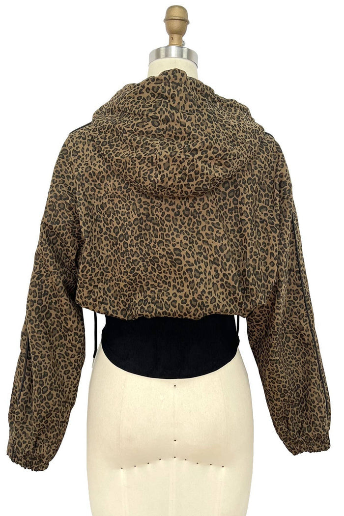 Style the Leopard Print Hoodie exclusively at Born To Glam