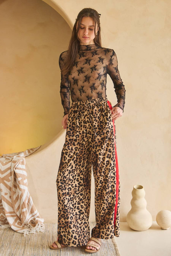 Style the Leopard Printed Pants exclusively at Born To Glam