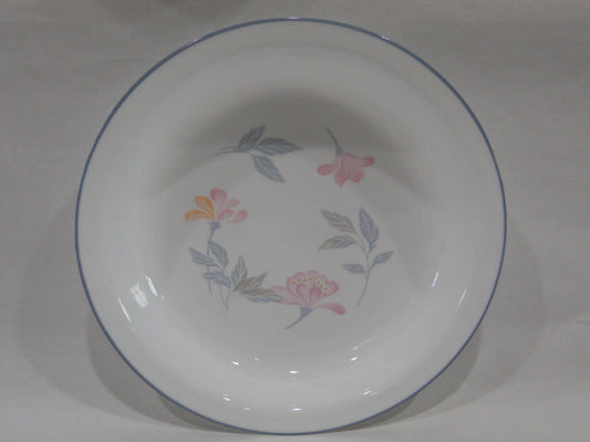 *LKNW CORELLE Impressions PINK TRIO 10 1/4" PIE PLATE Deep Dish Pastel Floral