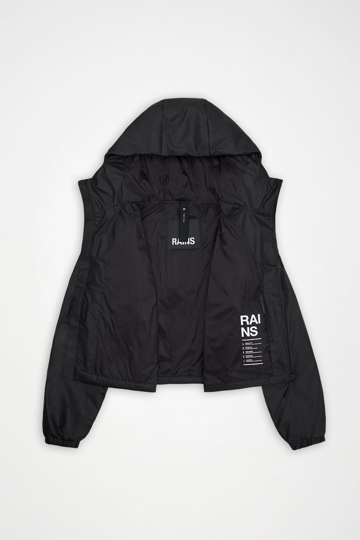 RAINS Lohja Short Insulated Jacket Black Jacket