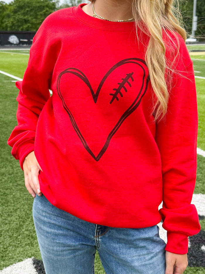 Love of the Game Sweatshirt - Red
