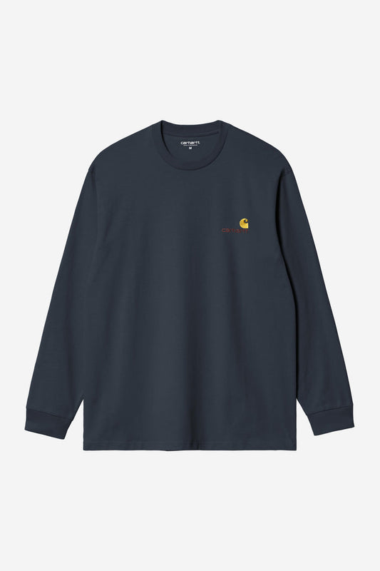 L/S American Script T-Shirt