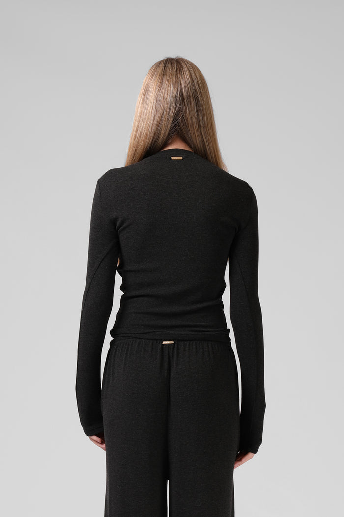 Lux Everyday LS - Charcoal Marl