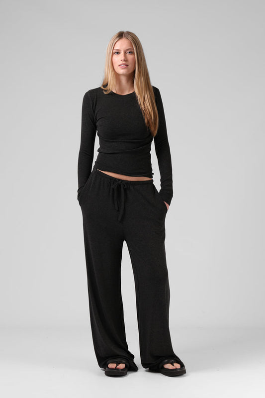 Lux Everyday Pant - Charcoal Marl
