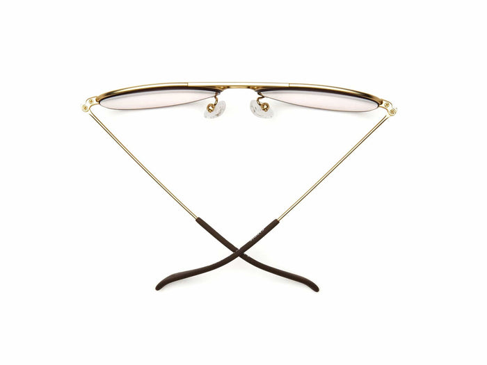 Mabuhay Reading Glasses - Matte Gold Charcoal