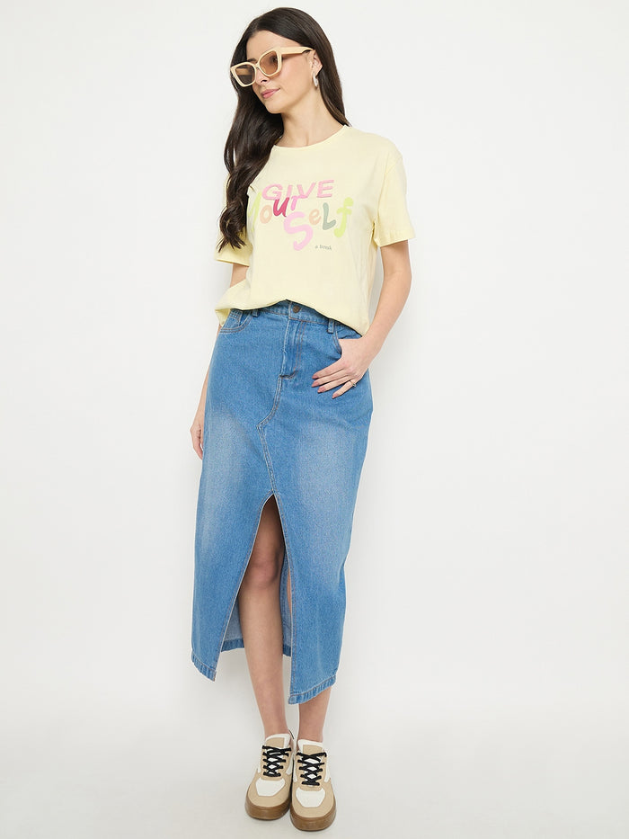 Madame Lemon Cotton Printed T-Shirt
