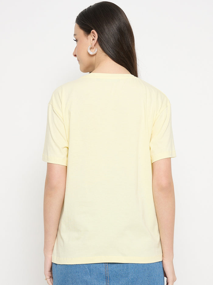 Madame Lemon Cotton Printed T-Shirt