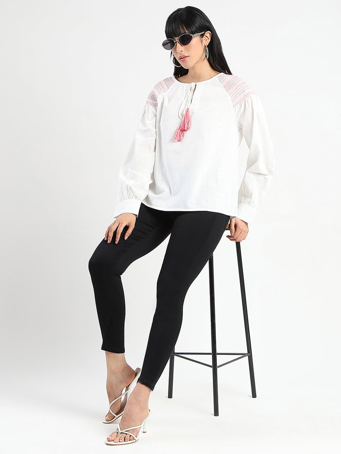 Madame Skinny Fit Black Cotton Blend Jeans
