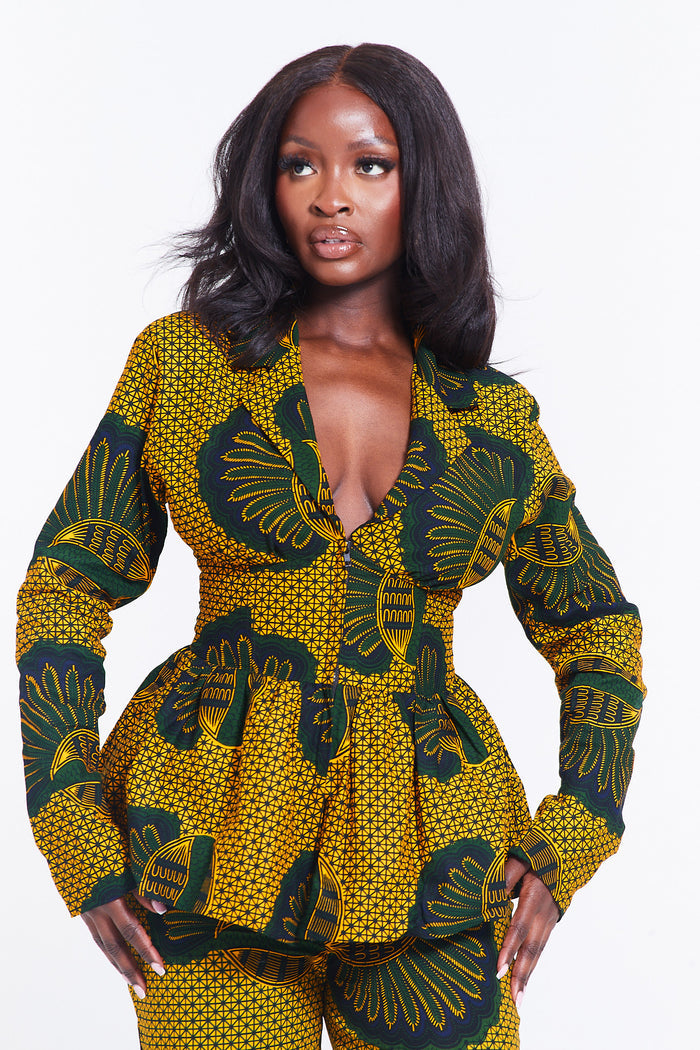Maggie Corset Waist Blazer