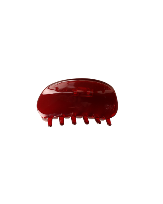 MARBLE HAIR CLAW BURGUNDY