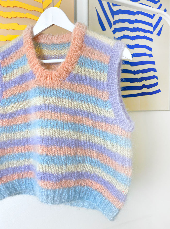 Marshmallow Vest strikkeopskrift