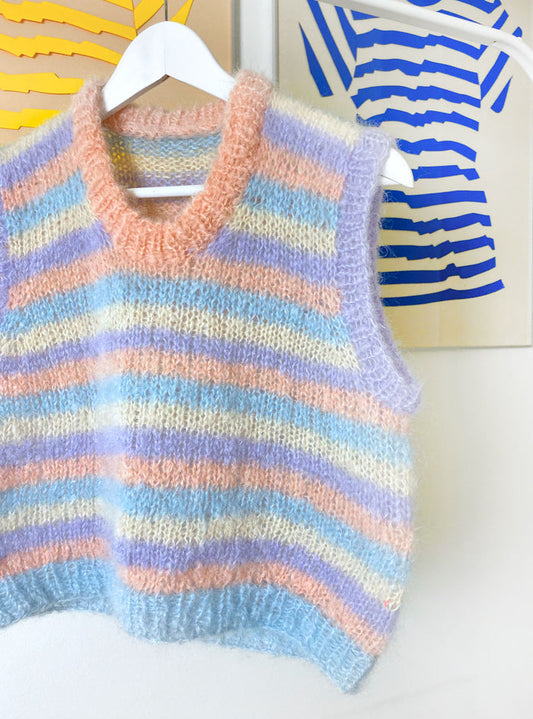 Marshmallow Vest strikkeopskrift