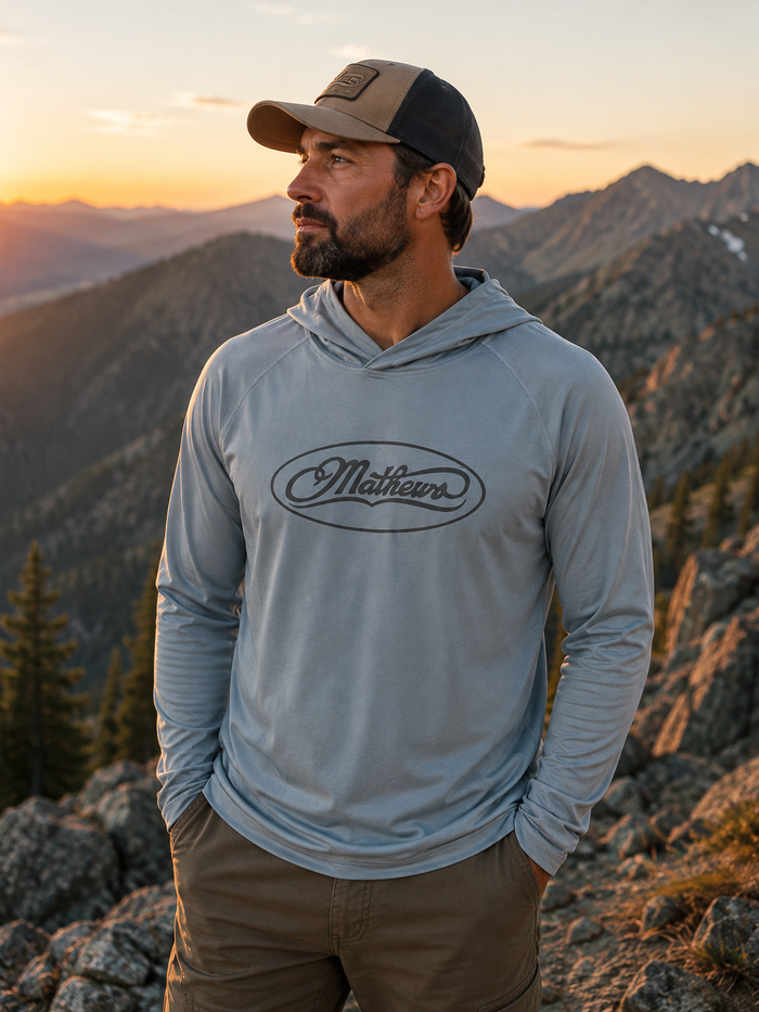 Mathew’s Sun Hoodie Grey
