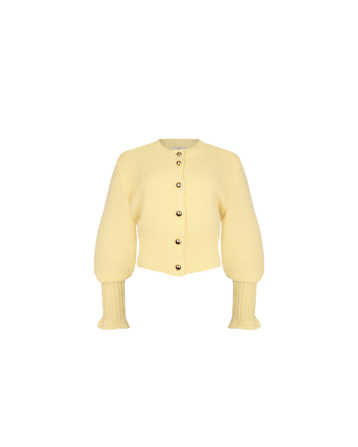 MATILDA COTTON CARDIGAN BUTTER