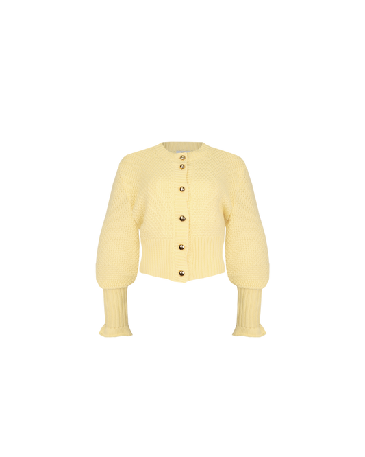 MATILDA COTTON CARDIGAN BUTTER