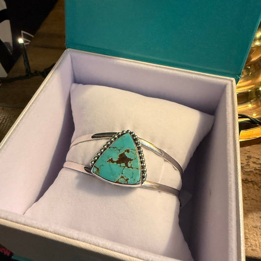 McGinnis Turquoise Triangle Cuff by GTMW