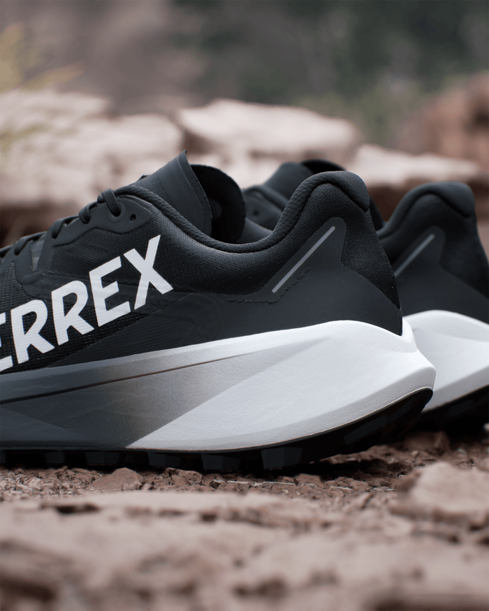 Men's Adidas Terrex Agravic 3 Shoes - Black/Grey