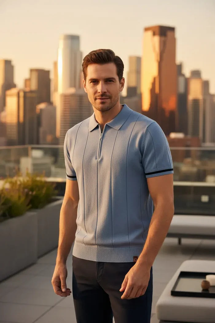 Men's Business Casual Short Sleeve Shirt for Daily Wear