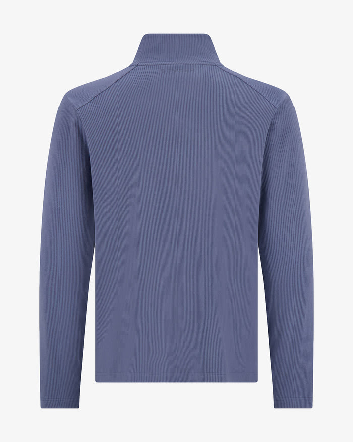 Men's Corduroy Quarter Zip - Midnight Blue